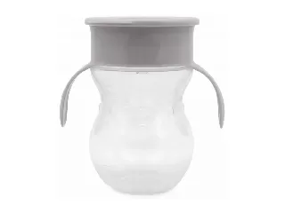 Baby Care 360 itatópohár fogantyúval - grey