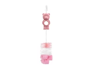Baby Care cumi és cumisüvegmosó kefe - Bear Blush Pink