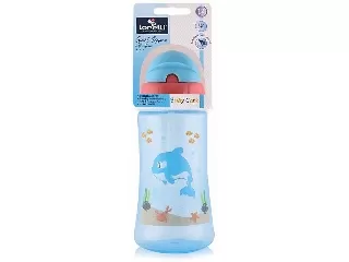 Baby Care Ocean szívószálas sportitató 330 ml - blue