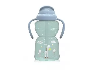 Baby Care szívószálas sportitató 325ml - Mint green