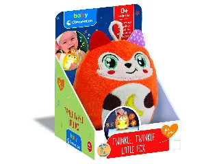 Baby Clementoni Ragyogj kis plüss - róka