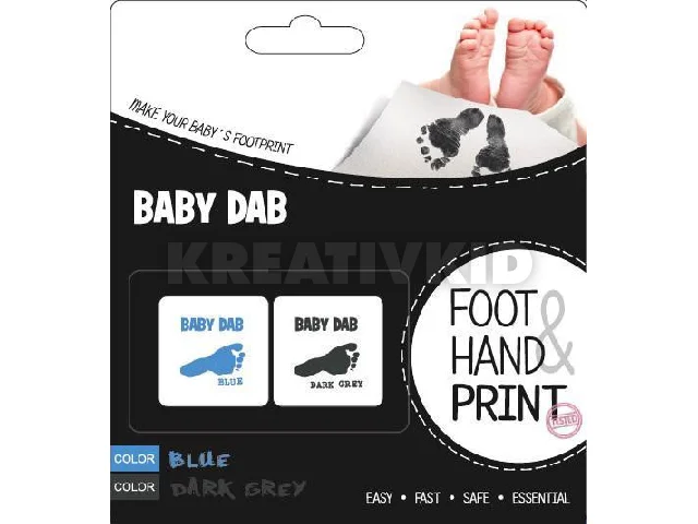 Baby Dab Lenyomatkészítő, kék+szürke