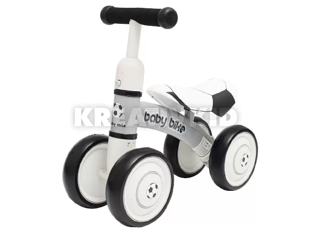 Baby Mix futóbicikli Baby Bike Fekete-fehér foci