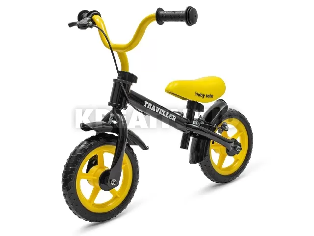 Baby Mix futóbicikli fékkel Traveller fekete