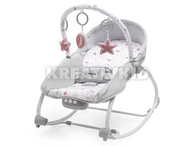 Baby Mix pihenõszék rezgõ zenélõ csillagok rózsaszín