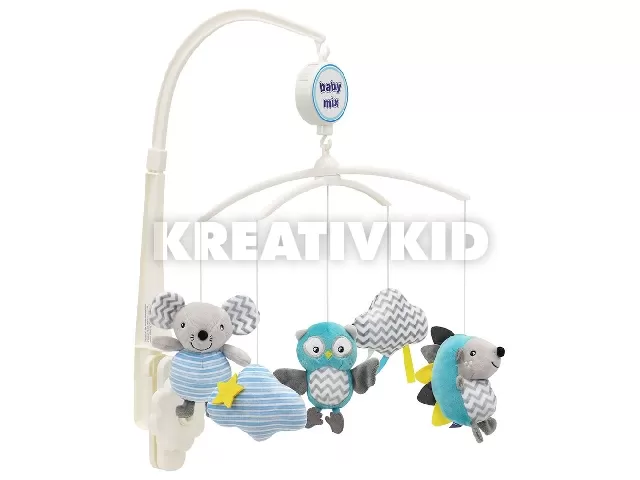 Baby Mix zenélõ-forgó Süni, egér és bagoly