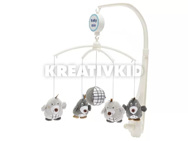 Baby Mix zenélõ-forgó vakondok szürke