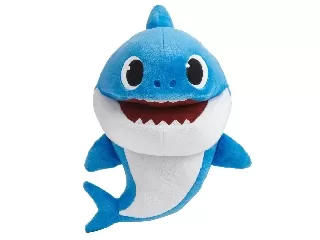 Baby Shark Cápa - Apa - ütemre zenélő plüss