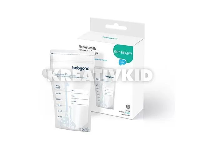 BabyOno anyatejtároló tasak - eldobható 30db 180ml 1084