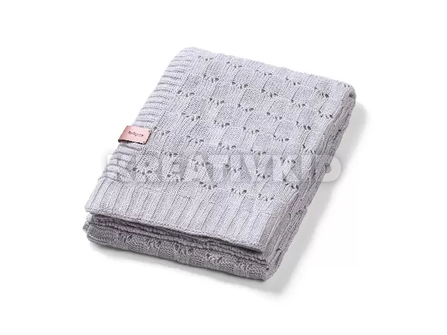 BabyOno babatakaró bambusz kötött 75x100cm szürke 1479/02