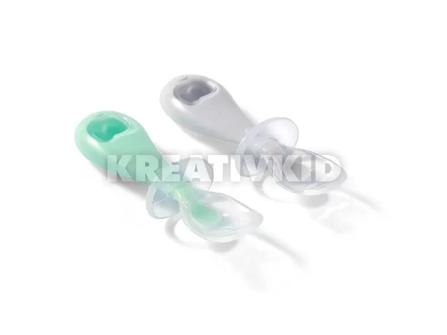 BabyOno etetõkanál szilikon 2db zöld-szürke 784/02