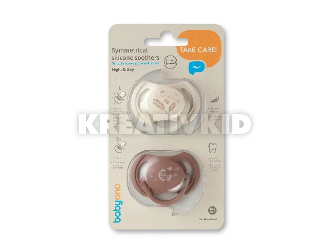 BabyOno játszócumi szimmetrikus szilikon dupla Sweet Dreams 18 hó felett 1669/03