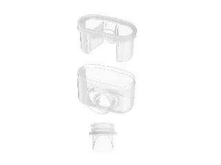 BabyOno mellszívó alkatrész - membrán és szelep T-idommal - Megan 1001 KIT II.