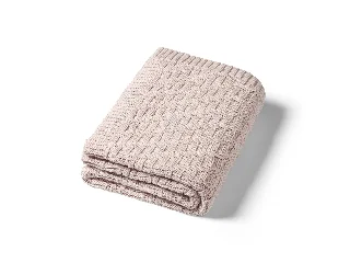 BabyOno takaró organikus pamut kötött 75x100cm bézs 1647/03