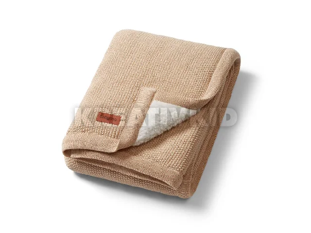 BabyOno takaró pamut/sherpa kötött 75x100cm bézs 1659/02