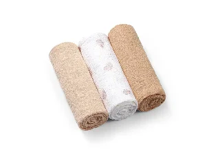BabyOno textilpelenka színes 3db gyûrt muszlin bézs 828/02