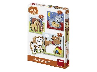 Babypuzzle 3-5 db