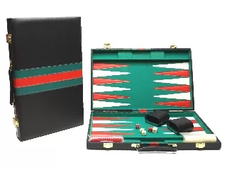 Backgammon, 46x30 cm-es műbőr koffer - 605503