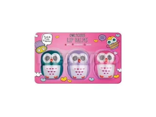 Baglyisztikus ajakbalzsam készlet