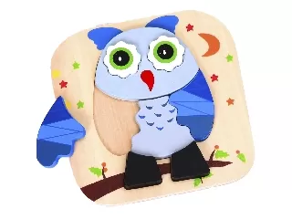 Bagoly fa 9 darabos puzzle