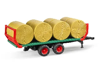 Bálaszállító pótkocsi 8 körbálával