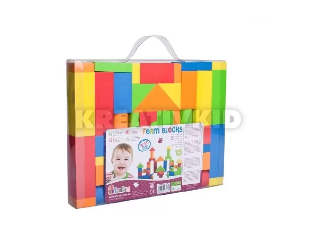 BamBam habszivacs építőkocka 46db-os