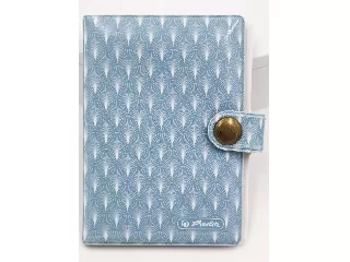 Bankkártyatartó kapcsos, 10 betétes Világoskék 