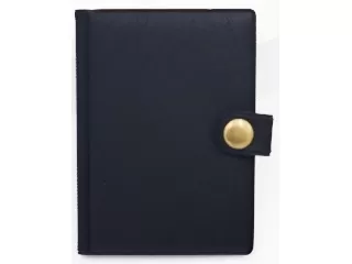 Bankkártyatartó kapcsos, 10 betétes Fekete 