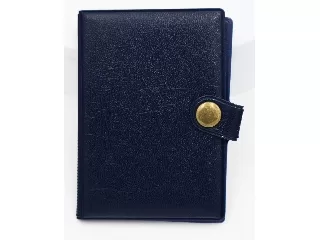 Bankkártyatartó kapcsos, 10 betétes Kék 