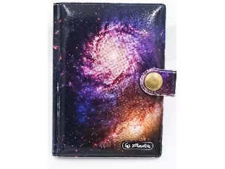 Bankkártyatartó kapcsos, 10 betétes Űr 