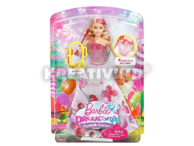 Barbie - Dreamtopia világító és zenélő hercegnő