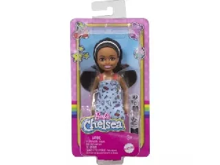 Barbie Chelsea Club: Barna hajú kislány, kék ruhában