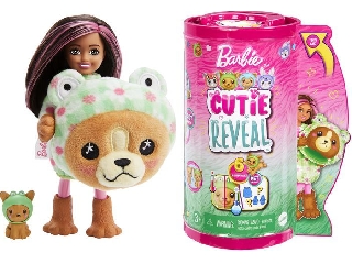 Barbie chelsea cutie reveal meglepetés baba - plüss a plüssben Béka 