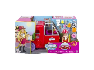 Barbie Chelsea tűzoltóautója 