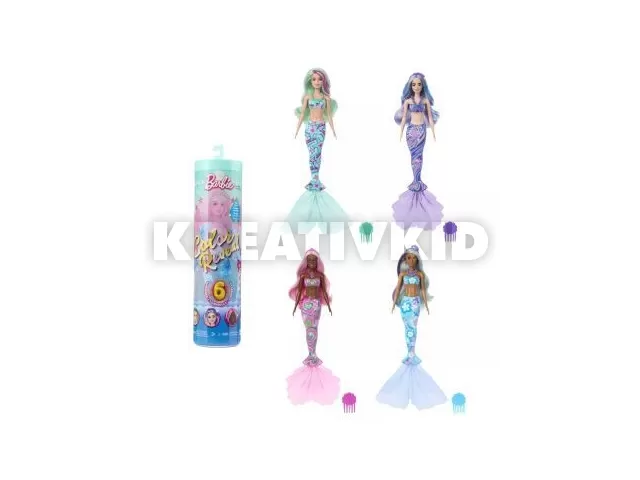 Barbie: Color Reveal meglepetés sellő baba