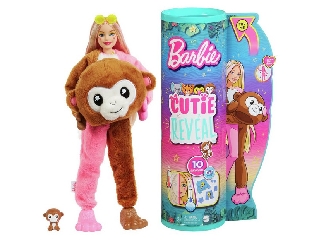 Barbie Cutie Reveal: Meglepetés baba 4. -Majmocska