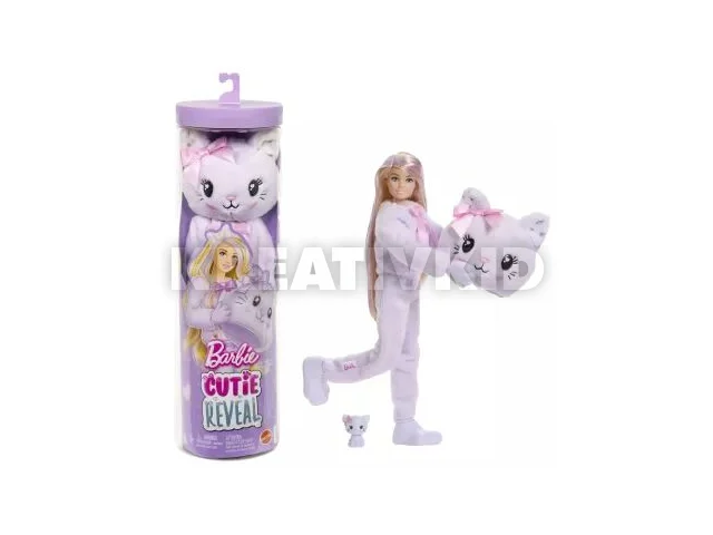 Barbie: Cutie Reveal meglepetés baba - Cica