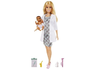 Barbie deluxe karrier játékszett gyerekorvos 