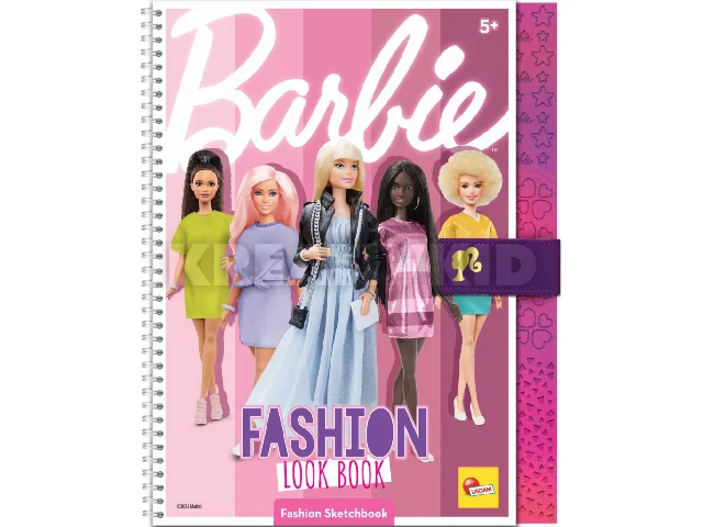 Barbie divattervező vázlatfüzet FASHION LOOK BOOK