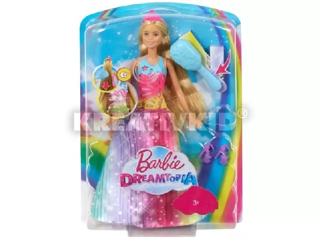 Barbie Dreamtopia - Zenélő hercegnő mágikus fésűvel