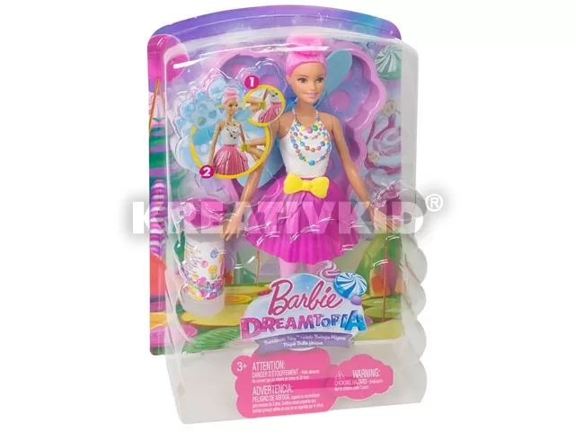 Barbie Dreamtopia buborékfújó tündérbaba