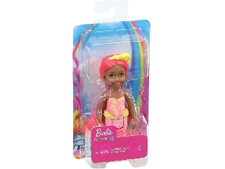 Barbie Dreamtopia sellő lazacszínű hajjal