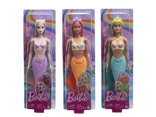 Barbie Dreamtopia: Színes hajú sellő baba - türkiz uszonnyal