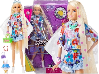 Barbie Fashionista: Extravagáns baba szíves hajjal