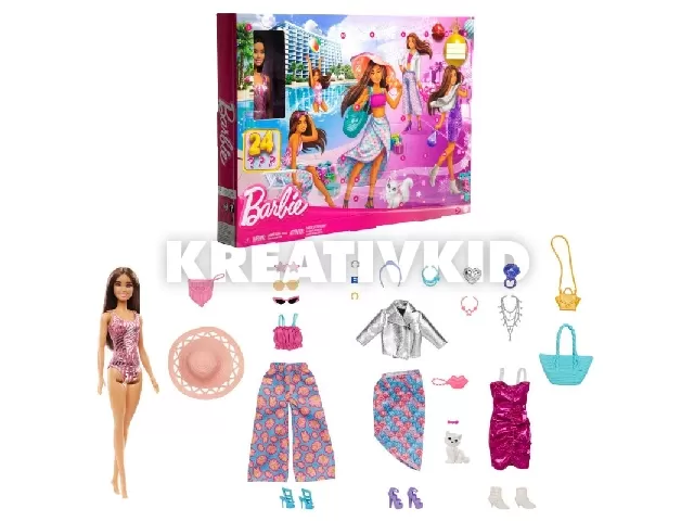 Barbie fashionista adventi naptár