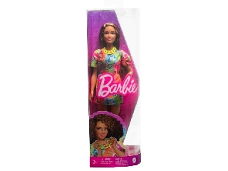Barbie Fashionista barátnők stílusos divatbabák sárga nyaklánccal 