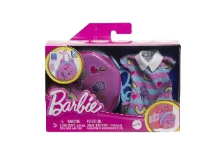 Barbie Fashionista: Divatszett oversized táskával -szivárványos 