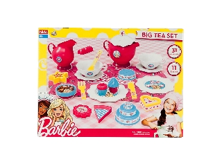 Barbie játék teáskészlet, 31 darabos
