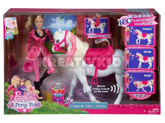 Barbie és húgai: A lovas kaland - Barbie és díjnyertes lóva.