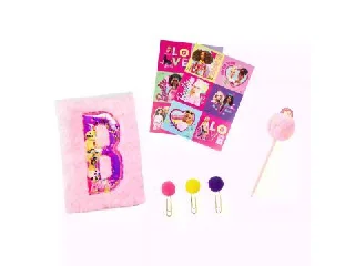 Barbie: Plüss borítású kreatív napló készlet